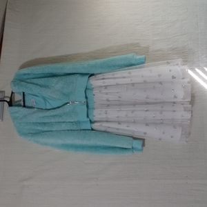 Girls two piece unicorn dress